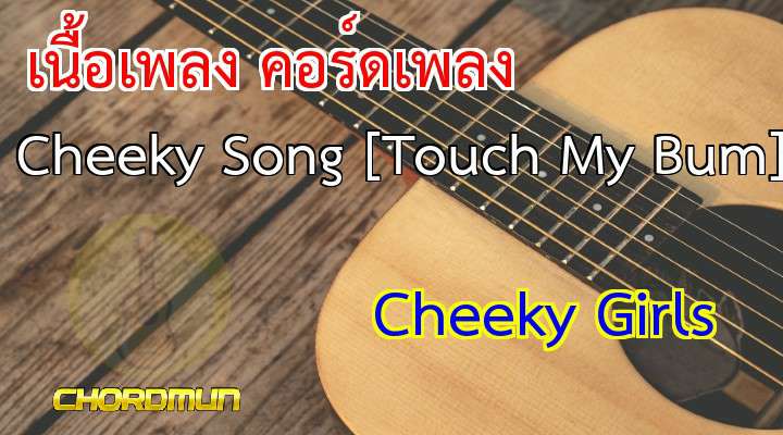 คอร์ดกีต้า เพลง Cheeky Song [Touch My Bum]